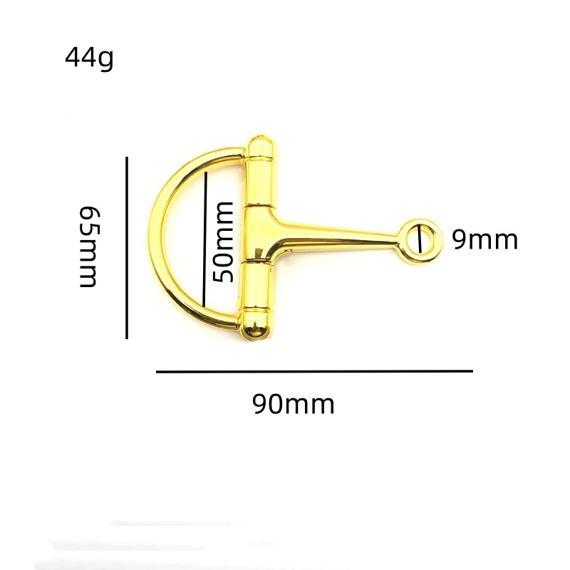 Κλείδωμα τσάντας – Μέταλλο, D-δαχτυλίδι, Γεωμετρικό μοτίβο, G2003