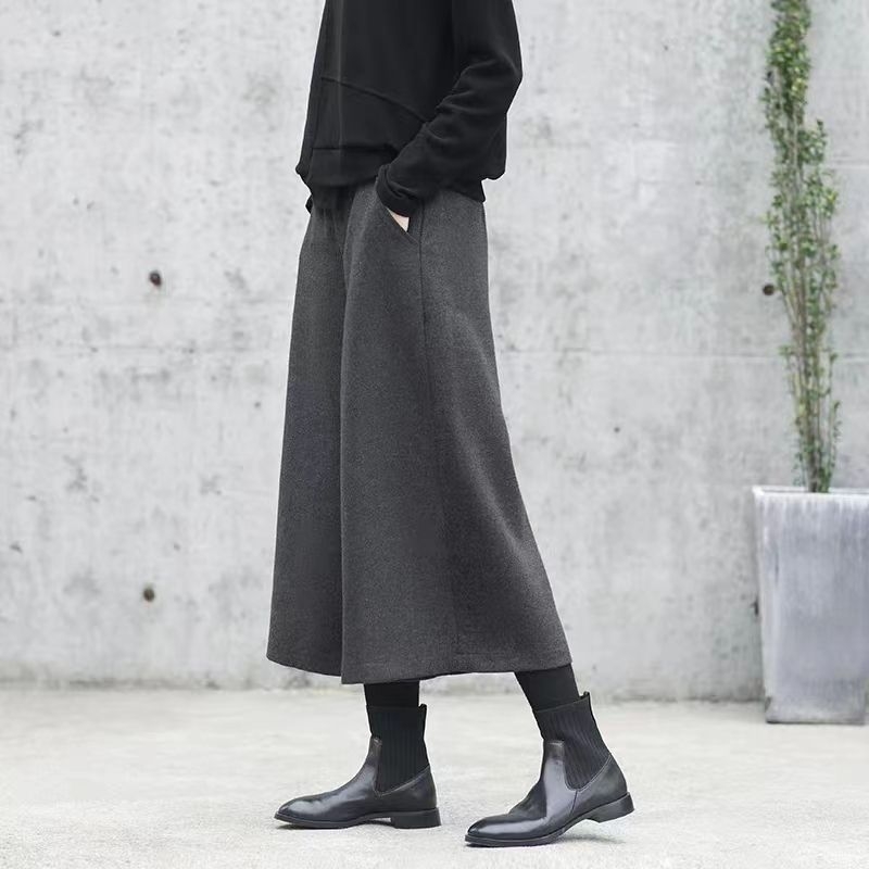 Nadian hlače od poliestera ravnog kroja – japansko-korejski casual stil, otpornost na gužvanje, 70-80% poliestera