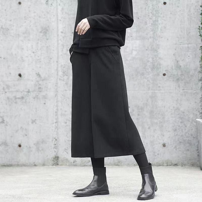 Nadian hlače od poliestera ravnog kroja – japansko-korejski casual stil, otpornost na gužvanje, 70-80% poliestera