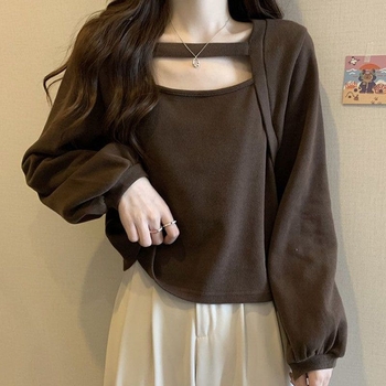 Oversize poliészter alap felső négyszögletes nyakkal, uj nélküli, hímzéssel