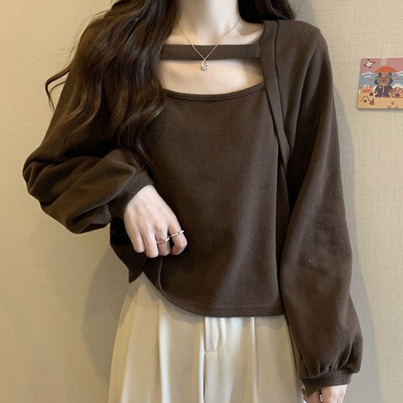 Oversize poliészter alap felső négyszögletes nyakkal, uj nélküli, hímzéssel