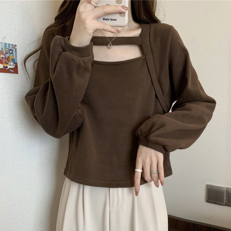 Oversize poliészter alap felső négyszögletes nyakkal, uj nélküli, hímzéssel