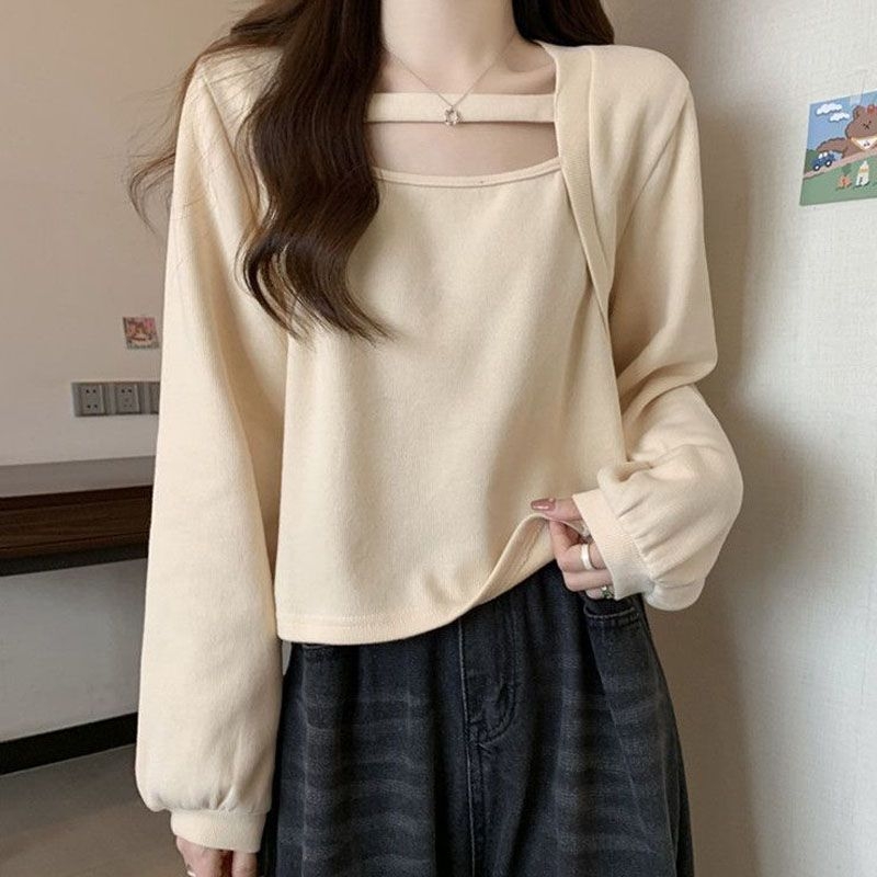 Oversize poliészter alap felső négyszögletes nyakkal, uj nélküli, hímzéssel