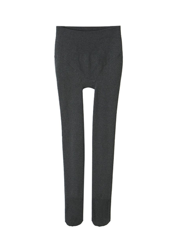 HAPPYHUT legginsi s flecom - visokim strukom, visokom elastičnošću, srednja debljina, viskozo-poliesterska smjesa s Yunrou pamukom, japansko-korejski ležerni stil