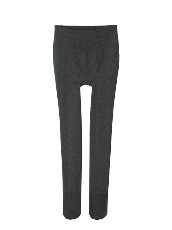 HAPPYHUT legginsi s flecom - visokim strukom, visokom elastičnošću, srednja debljina, viskozo-poliesterska smjesa s Yunrou pamukom, japansko-korejski ležerni stil