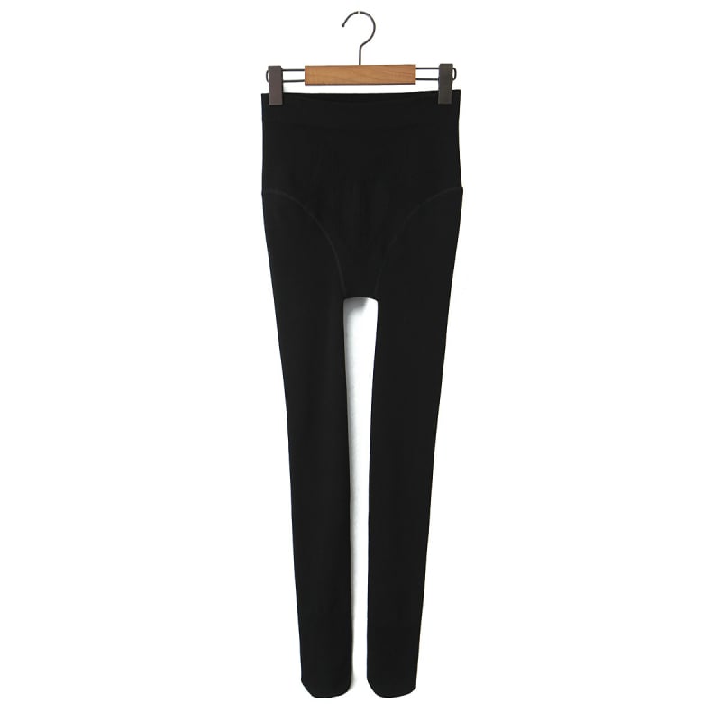 HAPPYHUT legginsi s flecom - visokim strukom, visokom elastičnošću, srednja debljina, viskozo-poliesterska smjesa s Yunrou pamukom, japansko-korejski ležerni stil