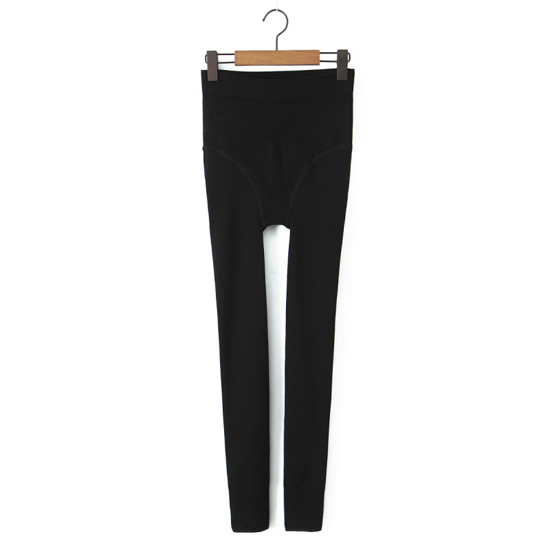 HAPPYHUT legginsi s flecom - visokim strukom, visokom elastičnošću, srednja debljina, viskozo-poliesterska smjesa s Yunrou pamukom, japansko-korejski ležerni stil