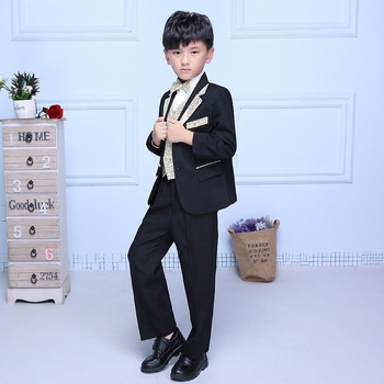 Dječji formalni kostim u britanskom stilu, uskog kroja, lanena tkanina, jednodijelni sako