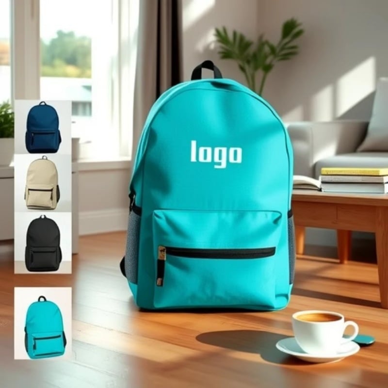 Školska torba za učenike, unisex, s logom tvrtke, od Oxford tkanine, prozračna, otporna na habanje, smanjuje teret, dječji stil, zakrivljene naramenice