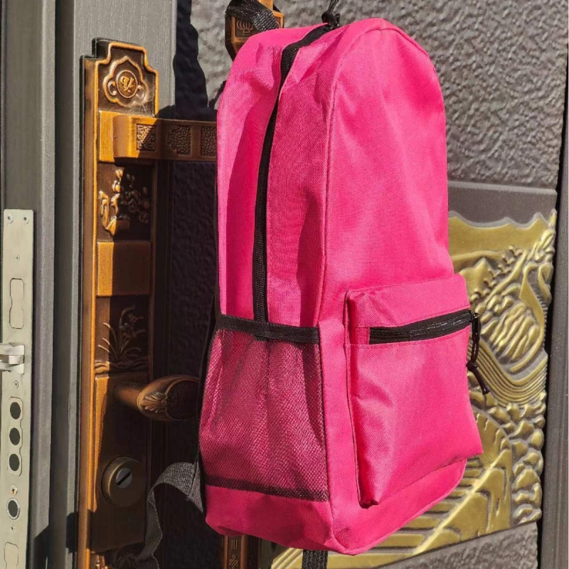 Školska torba za učenike, unisex, s logom tvrtke, od Oxford tkanine, prozračna, otporna na habanje, smanjuje teret, dječji stil, zakrivljene naramenice