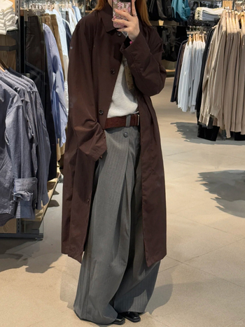 Srednje duga windbreaker jakna, pamukasto-polyester smjesa, 95% poliester, jednobojna, srednja debljina, slobodan kroj