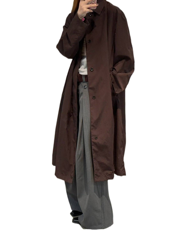 Srednje duga windbreaker jakna, pamukasto-polyester smjesa, 95% poliester, jednobojna, srednja debljina, slobodan kroj