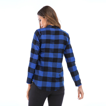 Košulja, mrežasti uzorak, V-izrez, dugi rukavi, slim fit