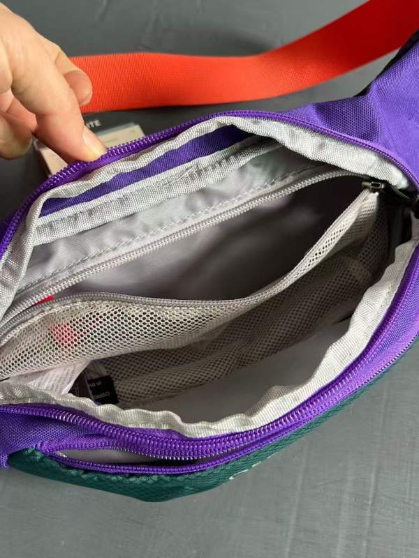 Borsetă de talie pentru drumeții, unisex, impermeabilă, ușoară, cu capacitate extensibilă, material Oxford