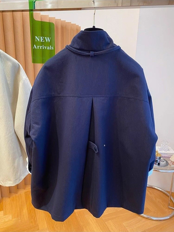 Ženska Chenille windbreaker kratka jakna sa stojećim ovratnikom, zatvaračem, dugim rukavima, srednje gustoće materijala, standardna duljina 50–65 cm