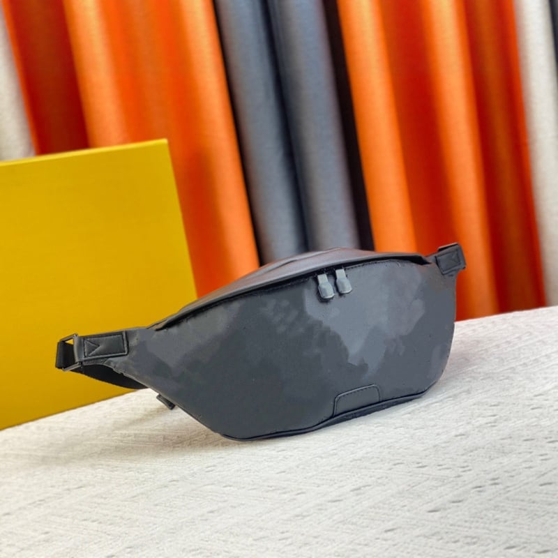 Férfi mellkas táska valódi bőrből - ultra könnyű, vászon bélés, betűs nyomat, európai–amerikai retro stílus