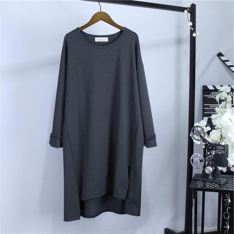 Póló hosszú ujjú, laza szabású, kerek nyakú, nyomtatott mintával