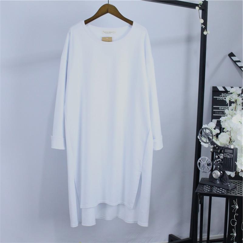 Póló hosszú ujjú, laza szabású, kerek nyakú, nyomtatott mintával