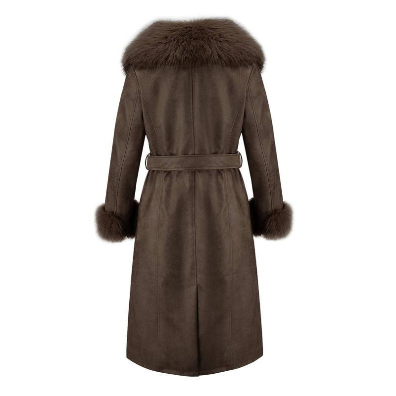 Rojtos szélű kabát, könnyű modal anyag, álló gallér, egyrészes gombolás, 2025 tavasz