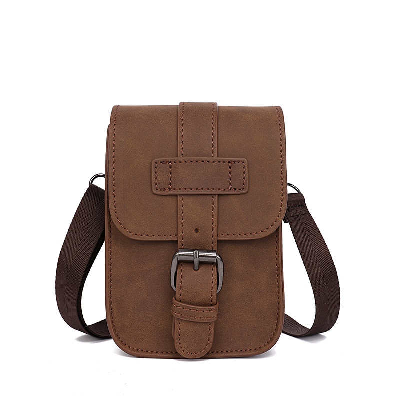 Férfi PU bőr deréktáska, vízálló, crossbody stílus, Will márka