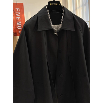 Női pamut windbreaker középmagas pamut polo gallérral, hosszú ujjú, 95% pamut, elegáns munkaruházat