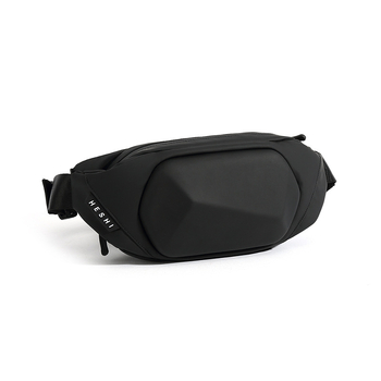 Férfiaknak való crossbody táska PVC, geometriai minta, YT-01 modell, poliészter bélés, városi stílus