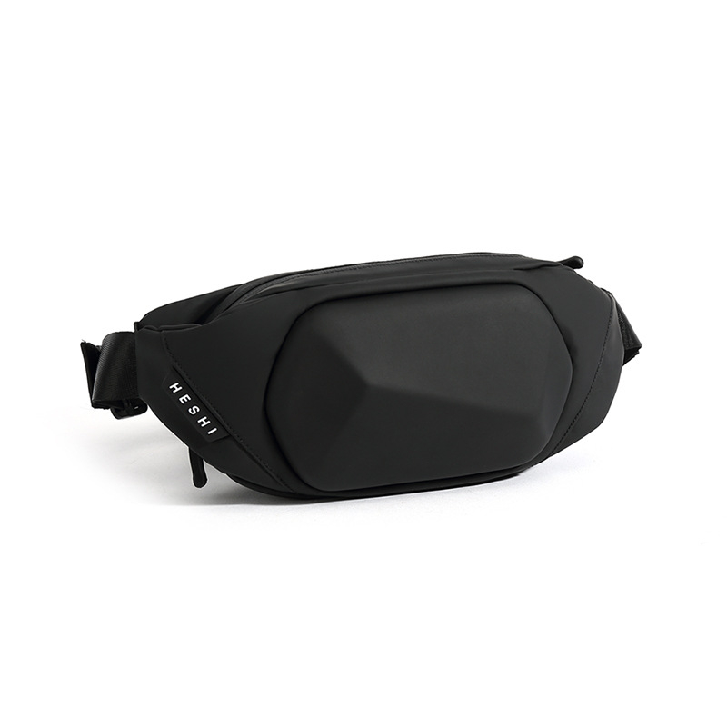 Férfiaknak való crossbody táska PVC, geometriai minta, YT-01 modell, poliészter bélés, városi stílus