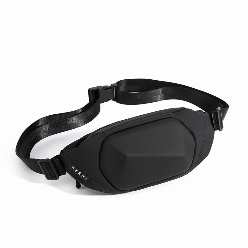 Férfiaknak való crossbody táska PVC, geometriai minta, YT-01 modell, poliészter bélés, városi stílus