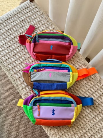 Pojasna torba s gradskim minimalističkim stilom; materijal: poliester-pamut; unutarnja konstrukcija: džep za dokumente i laminirani džep sa zatvaračem; srednji pretinac; pogodno za vožnju biciklom i svakodnevnu upotrebu