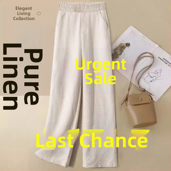 Široke hlače s visokim strukom, Chenille tkanina, izuzetno tanke, spandeks <30%