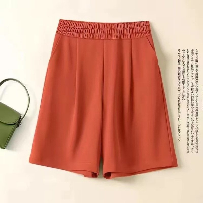 Široke hlače s visokim strukom, Chenille tkanina, izuzetno tanke, spandeks <30%