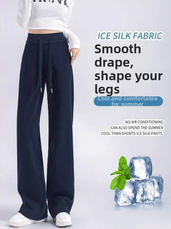 Dámske nohavice s vysokým pásom a rovným strihom, capri dĺžka, jeseň 2025, elastánová zmes.