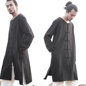 Kaput od konopno-ramije tkanine, dugačak 80–100 cm, rever, jednostruko kopčanje, podstava od pamuka, slobodan kroj