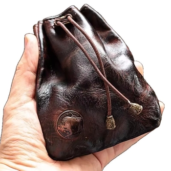 Pungă pentru monede, PU material, unisex, stil urban minimalist, căptușeală PU