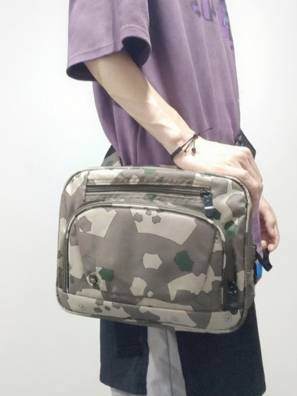 Geantă crossbody pentru bărbați, ușoară, nailon, căptușeală poliester, LH-9203