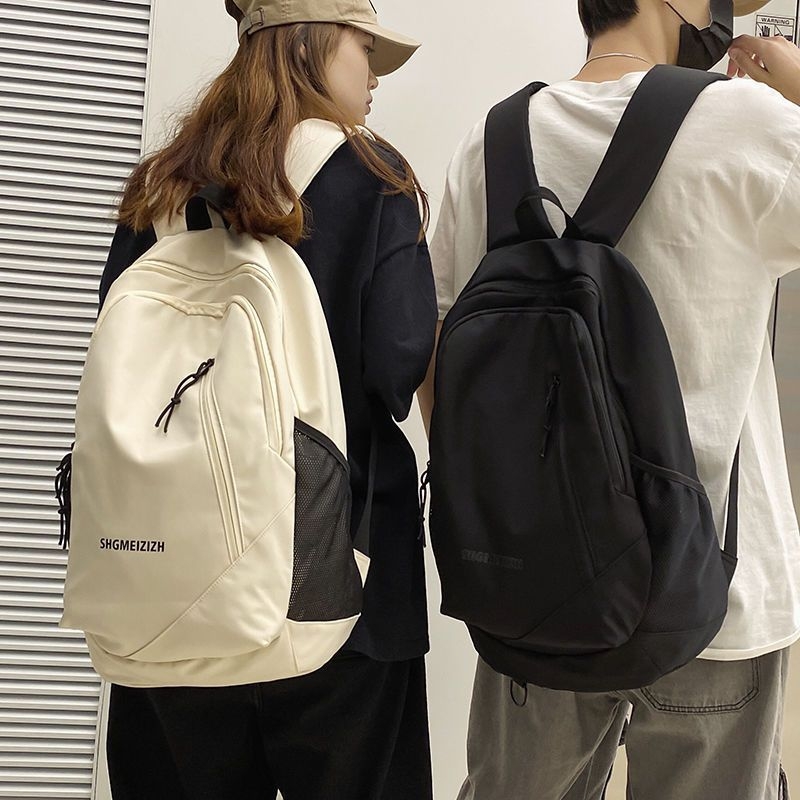 Rucsac bărbați 2025, stil Harajuku pentru oraș și școală, poliester; antibacterian; căptușeală nylon; stil casual; model cu numere