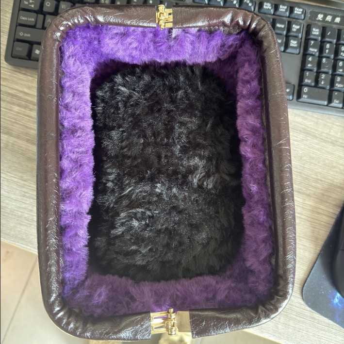 Leather Art Klip za okvir torbe – aluminij, DIY za tkanu torbu s oblacima, ulični stil, zima 2024