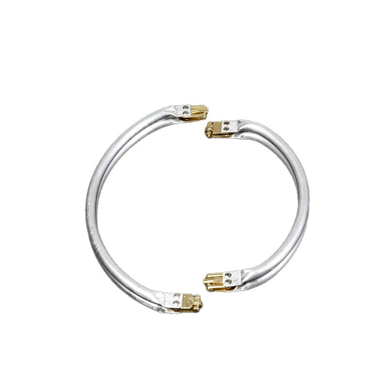 Leather Art Klip za okvir torbe – aluminij, DIY za tkanu torbu s oblacima, ulični stil, zima 2024