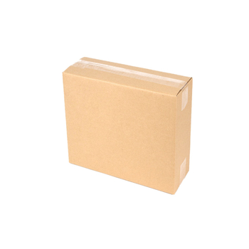 Kiemelkedően erős T-formájú nyitható karton cipődoboz külső csomagoláshoz, hullámkarton Kraft, vastagság 3, 250gsm, lyukasztott kivágás