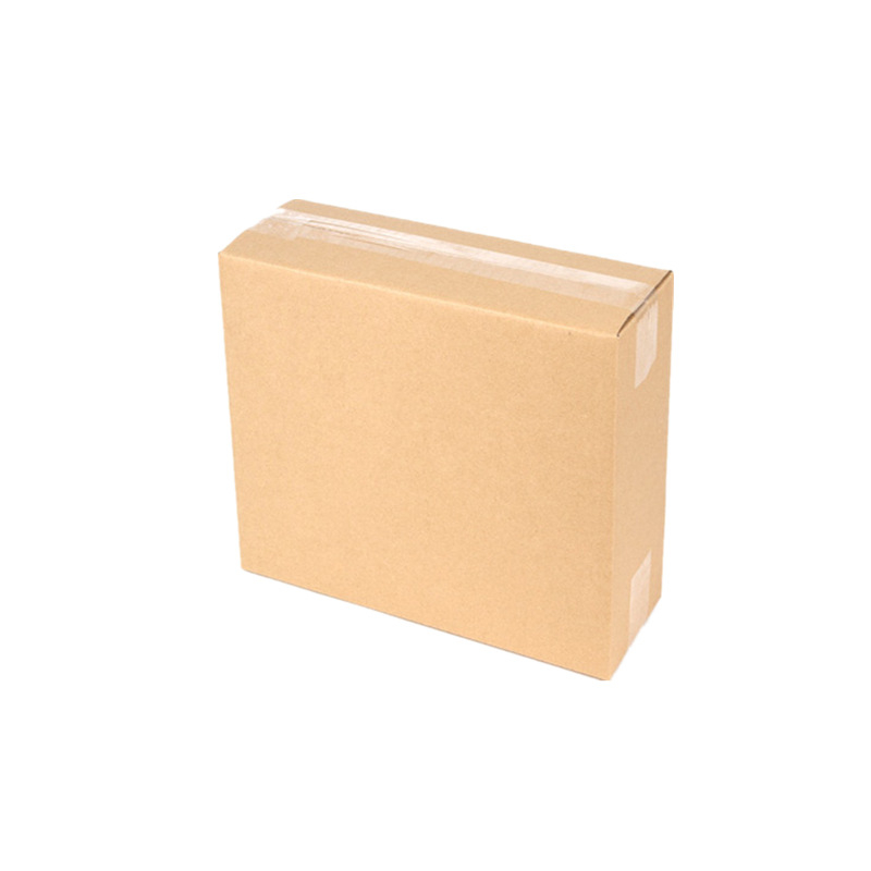 Kiemelkedően erős T-formájú nyitható karton cipődoboz külső csomagoláshoz, hullámkarton Kraft, vastagság 3, 250gsm, lyukasztott kivágás