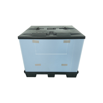 Cutie pliabilă de turnover din PP, design de închidere, turnare die-cast, rezistență înaltă, capacitate de încărcare 50