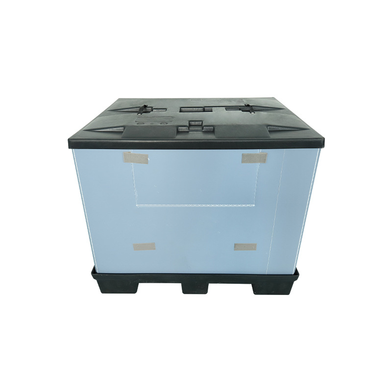 Cutie pliabilă de turnover din PP, design de închidere, turnare die-cast, rezistență înaltă, capacitate de încărcare 50