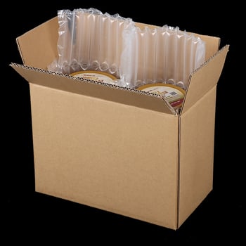 Carton pentru lapte praf, 5 straturi, rigid cu coloană de aer, carton ondulat 250gsm, fără imprimare