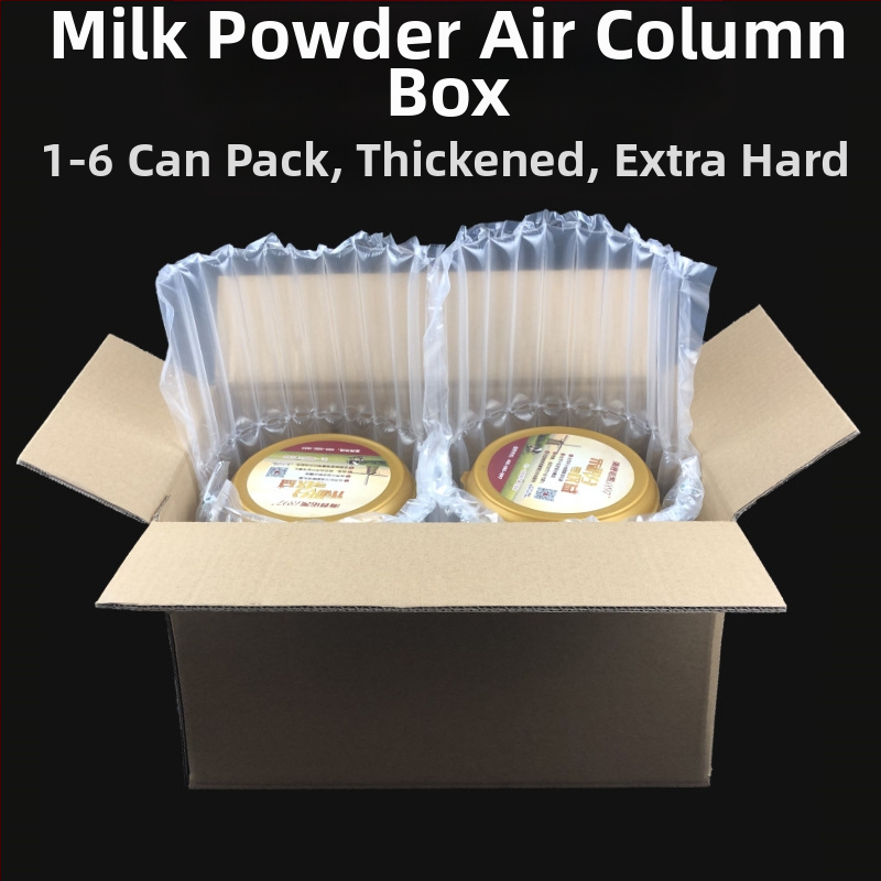 Kartón na mlieko v prášku, 5-vrstvový tuhý s vzduchovou stĺpou, vlnitý kartón 250gsm, bez tlače