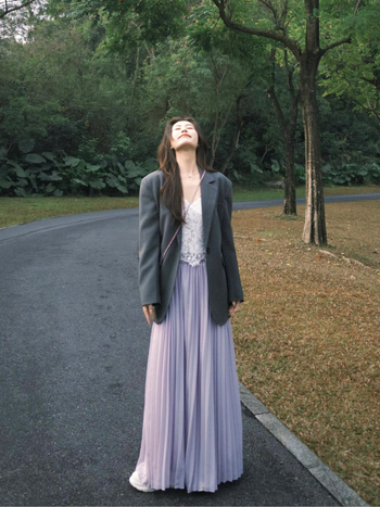 Sacou de femei în stil coreean, oversize, cu un nasture, guler de sacou, mâneci lungi, toamnă 2025