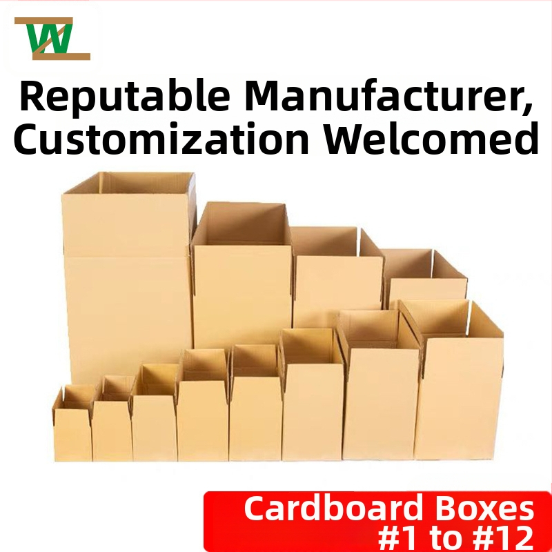 Vlastná tlačená vlnitá kartónová krabica, tri až päť vrstiev, hrubá a extrahard, určená pre expresné balenie