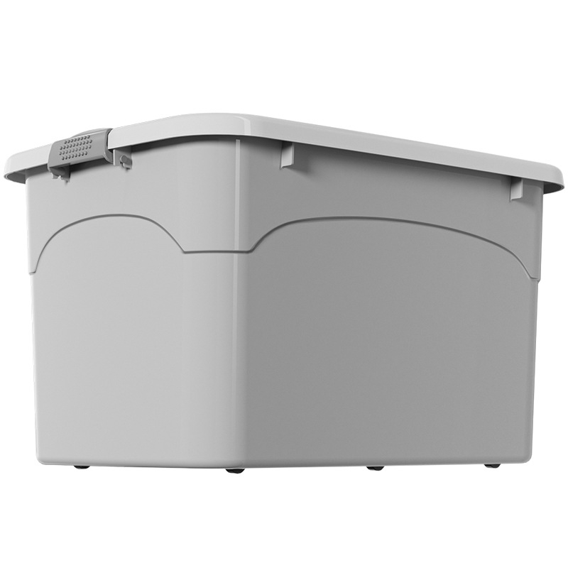 Plastična kutija za skladištenje s kliznim poklopcem za dom/spavaću sobu, ručna prenosivost, kapacitet 0–5 L, model X01-04