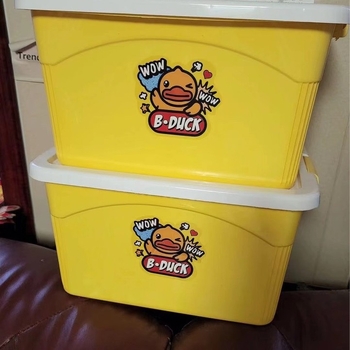 Cutie de depozitare – stil desen animat, plastic PP, capacitate 45L, model 0023, portabil