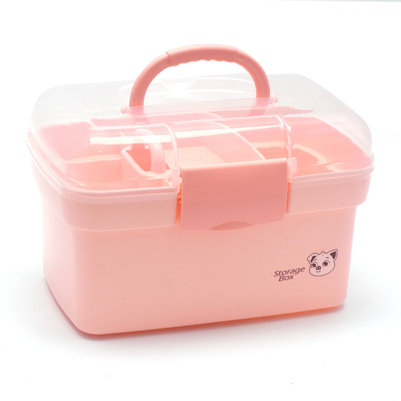 Cutie pentru medicamente, model 2664-68, plastic PP, multifuncțională și portabilă, imprimare siglă disponibilă.