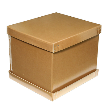 Nagy csomagoló doboz felső- és alsó fedéllel, extra-tárd hullámkarton, 15 mm vastagság, nyomás- és ütésálló